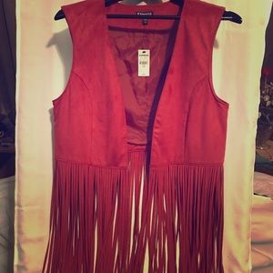 Express fringe vest